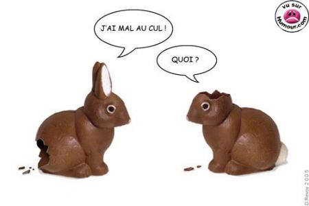 Lapin en chocolat